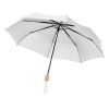 Parapluie pliable publicitaire de couleur blanche