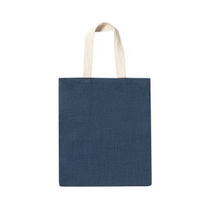 Tote bag personnalisé en jute et poignées en coton - 240g/m2