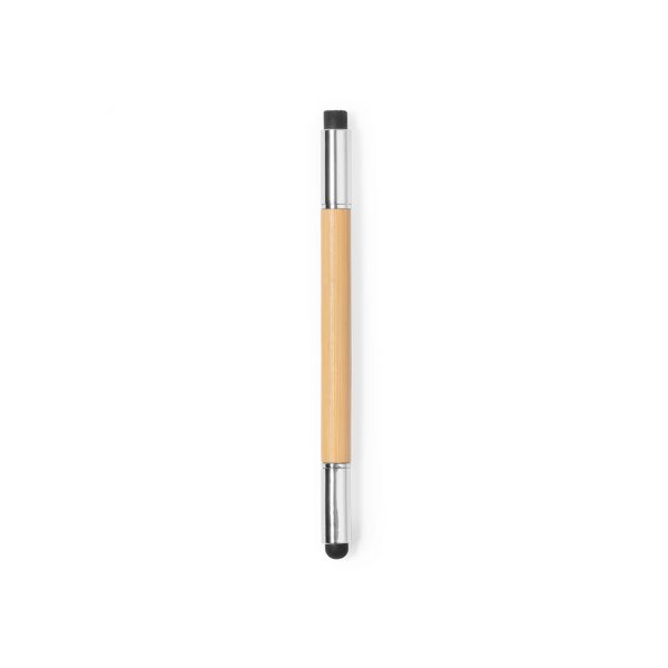Stylo personnalisé crayon éternel 2-en-1 en bambou avec housse