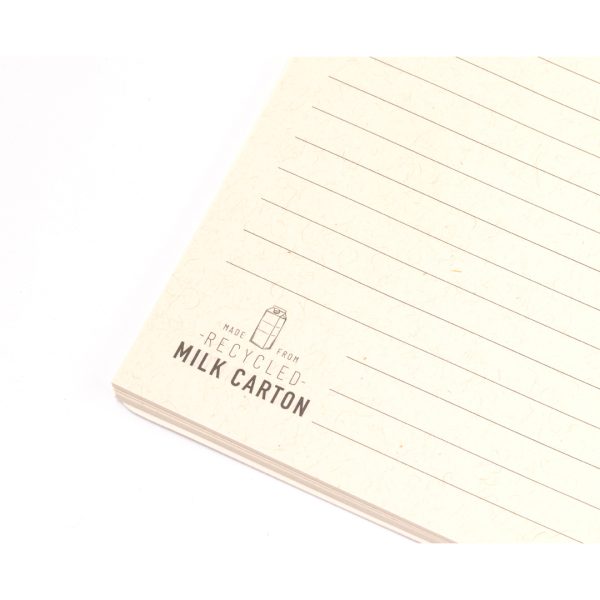 Carnet publicitaire A5 en brique de lait recyclée