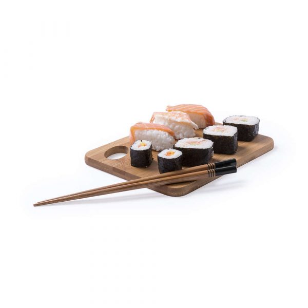 Baguettes sushi personnalisées en bambou - 2 unités