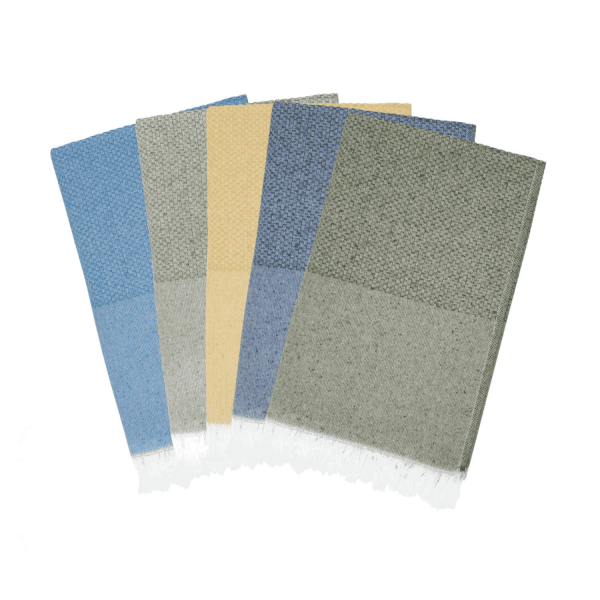 Serviette fouta en coton recyclé personnalisable