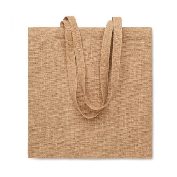 Tote bag en jute personnalisable avec un logo - Goodies entreprise