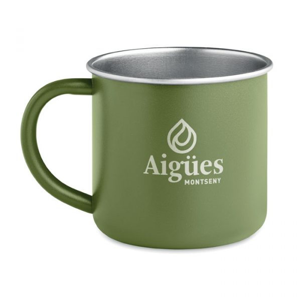 Mug personnalisable en acier inoxydable recyclé - 300 ml
