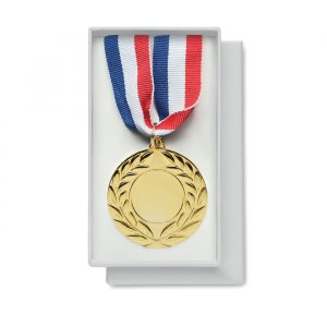 Médaille en fer personnalisée avec sangle diamètre de 5 cm