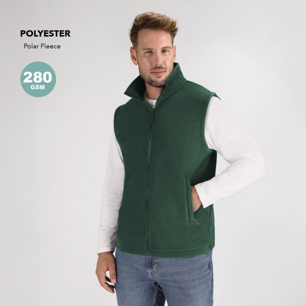 Polaire sans manche personnalisable – 280g/m2