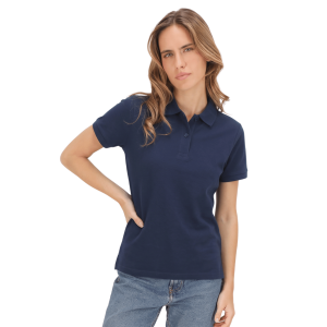 Polo personnalisable pour femme - Manches courtes 100% coton