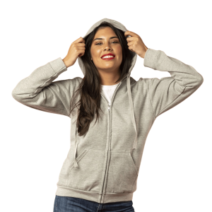 Sweat zip à capuche personnalisé en coton et polyester - 280g/m2