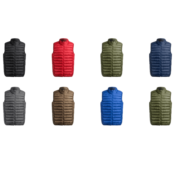 Doudoune sans manche en polyester imperméable