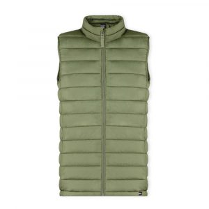 Doudoune personnalisée sans manche en polyester recyclé