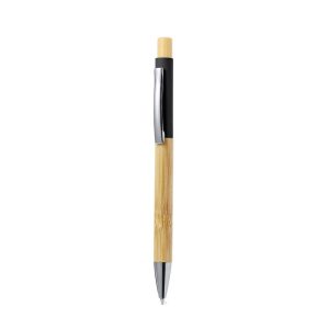 Stylo à bille publicitaire élegant en bamou à personnaliser