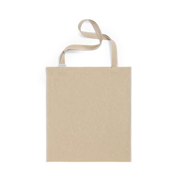 Tote bag en coton recyclé personnalisable avec un logo - 140 g/m²
