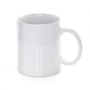 Tasse blanche en céramique à personnaliser - 350 ml