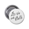 Badge pin's épingle personnalisable de 45mm - Made in France