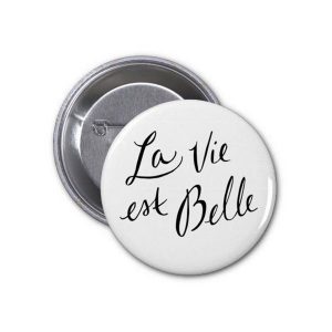 Badge pin's épingle personnalisable de 45mm - Made in France