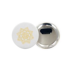 Badge pin's aimanté publicitaire de 45mm - Made in France