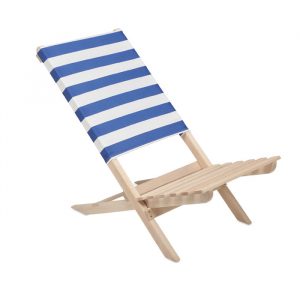Chaise de plage pliable en bois personnalisable