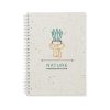 Carnet A5 à spirale publicitaire à planter - 200 pages