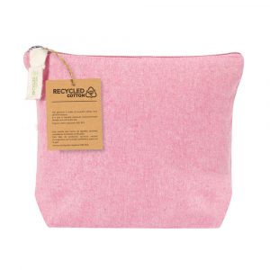 Trousse pochette en coton recyclé personnalisable
