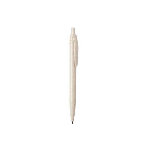 Stylo à bille en paille de blé personnalisable avec un logo