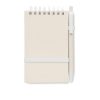 Bloc notes personnalisable A6 en brique de lait recyclée - 70 feuilles