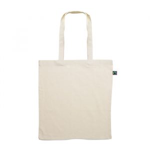 Sac shopping en coton équitable personnalisé avec logo - 140 g/m²