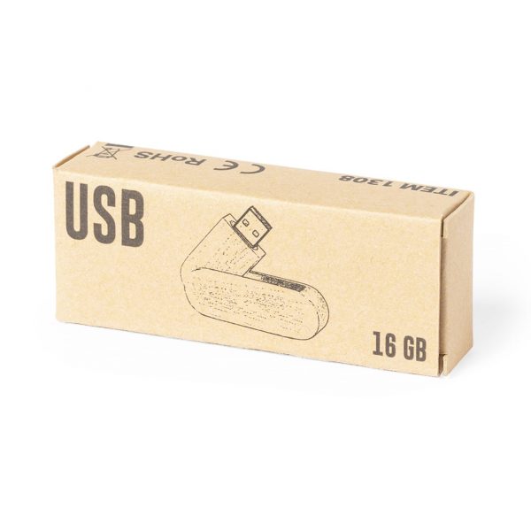 Clé USB en bois pliable personnalisée - 16Go
