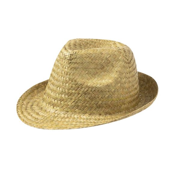Chapeau en paille naturelle personnalisable
