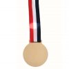 Médaille en bois personnalisable avec lanyard drapeau français