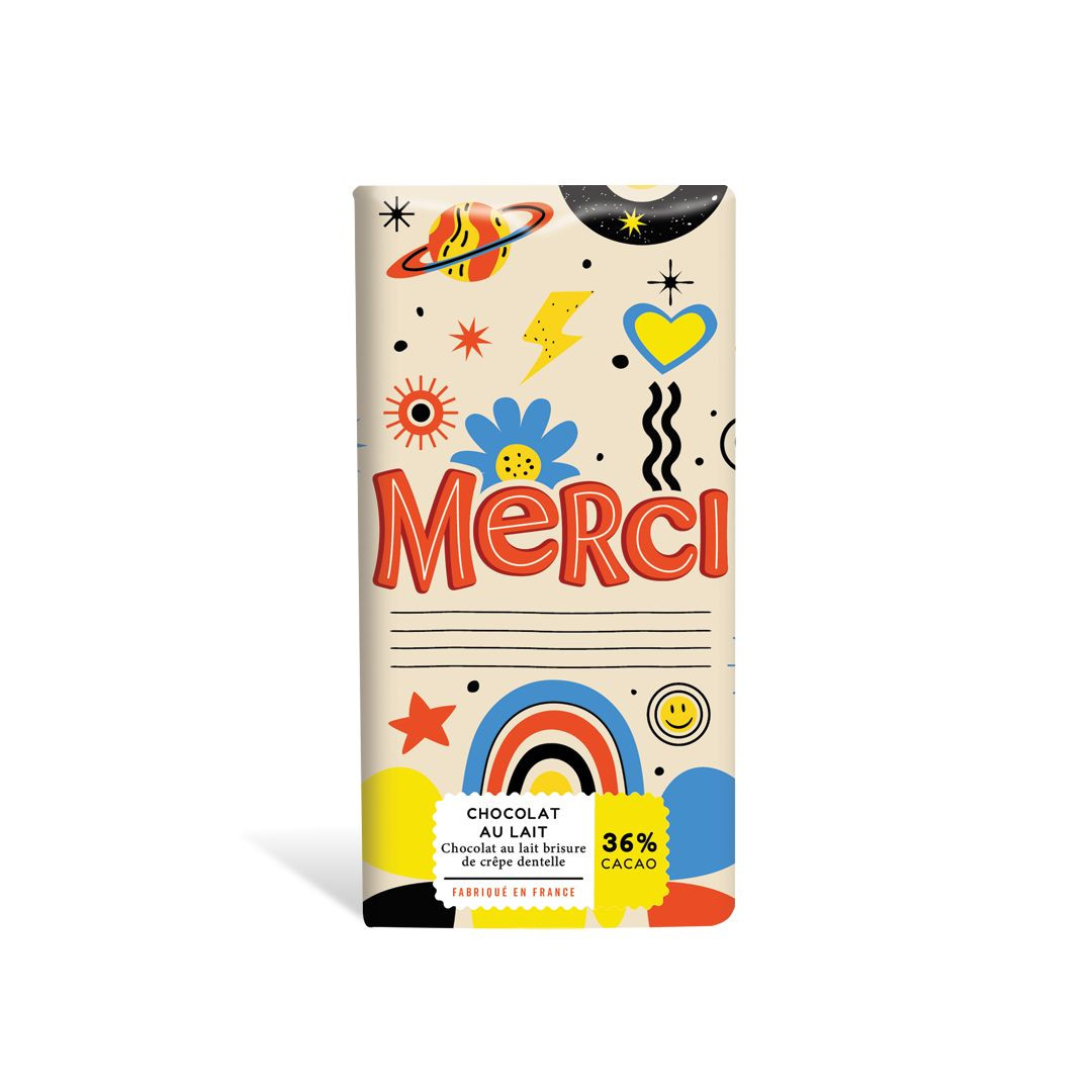 Tablette de chocolat Made in France personnalisable pour entreprise - Goodies alimentaire