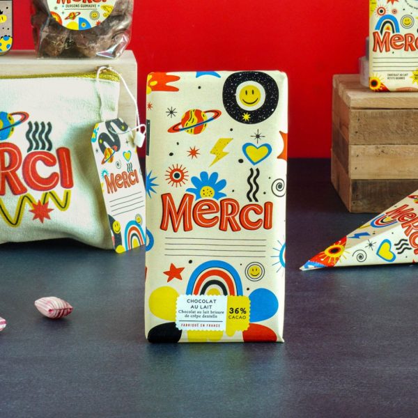 Tablette de chocolat Made in France personnalisable pour entreprise - Goodies alimentaire
