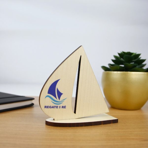 Trophée bateau en bois – 10cm