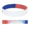 Bracelet publicitaire bleu blanc rouge pour supporters