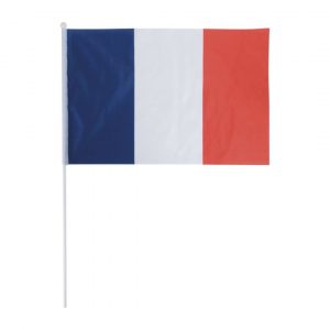 Drapeau français personnalisable avec un logo