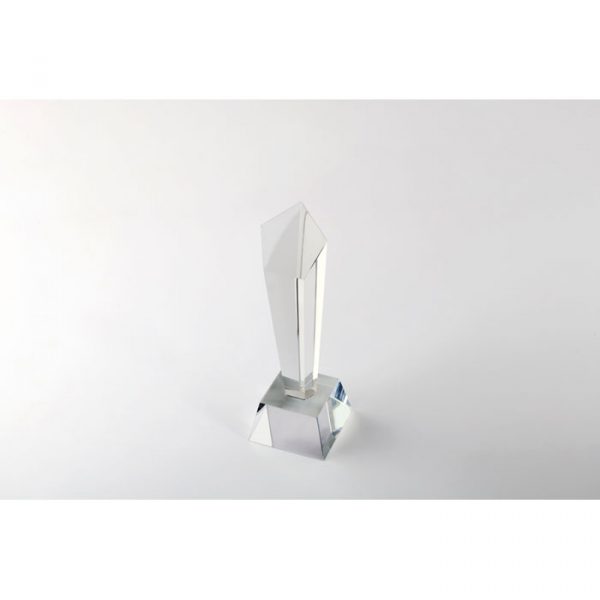 Trophée personnalisé en cristal