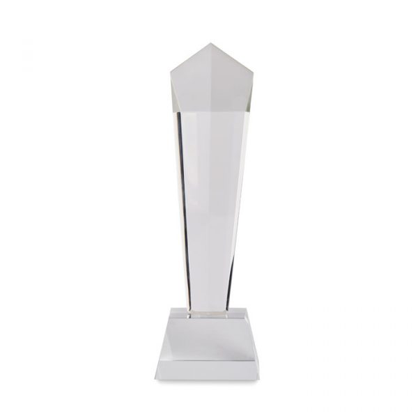 Trophée personnalisé en cristal