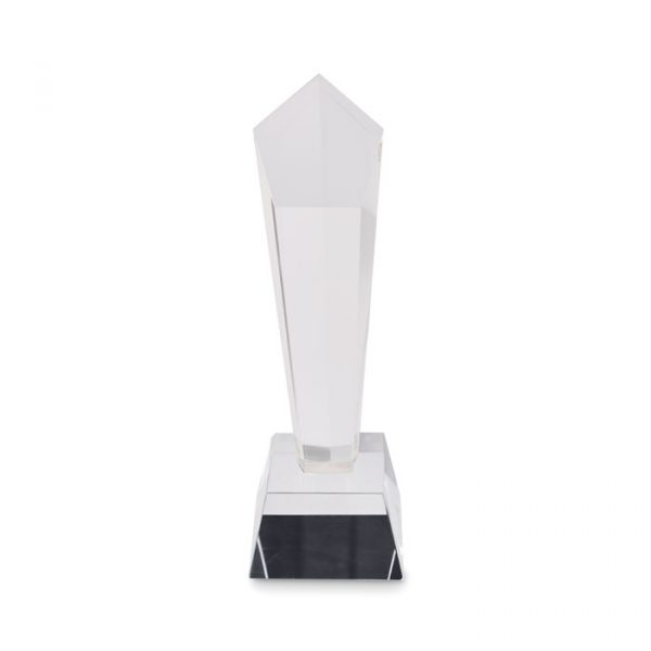 Trophée personnalisé en cristal