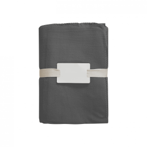 Plaid personnalisé gris fabriqué en Europe