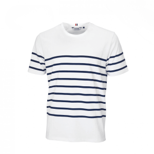 T-shirt marinière personnalisée coton bio épais – 230 gr/m²