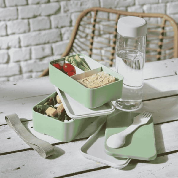 Lunch box personnalisée Made in UE – 2 x 700 ml - Cadeau d'entreprise