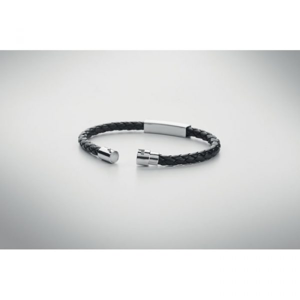 Bracelet publicitaire en simili-cuir