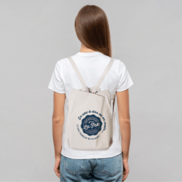 Tote bag à dos Made in France