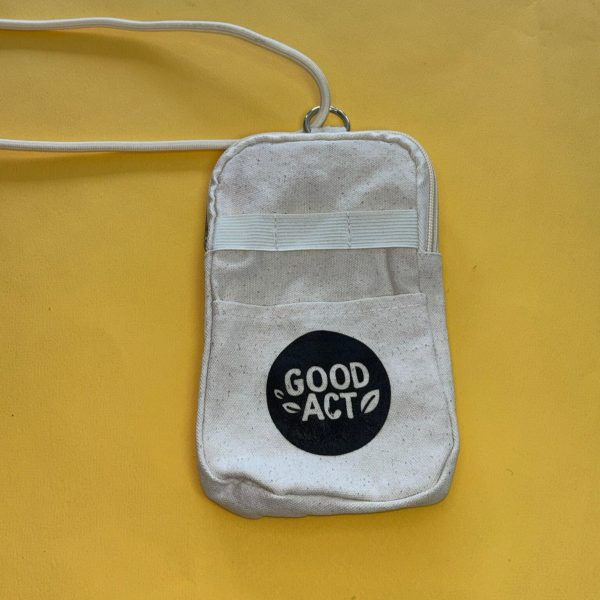 Exemple de personnalisation par sérigraphie 1 couleur sur la pochette