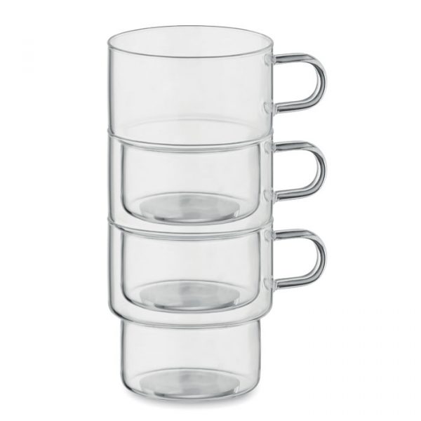 Tasse empilable en verre - 300 ml