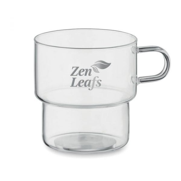 Tasse empilable en verre - 300 ml