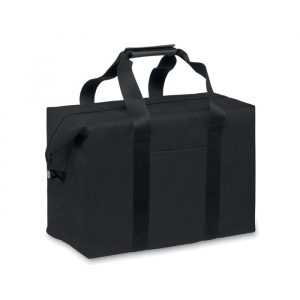 Grand sac isotherme noir personnalisé en RPET