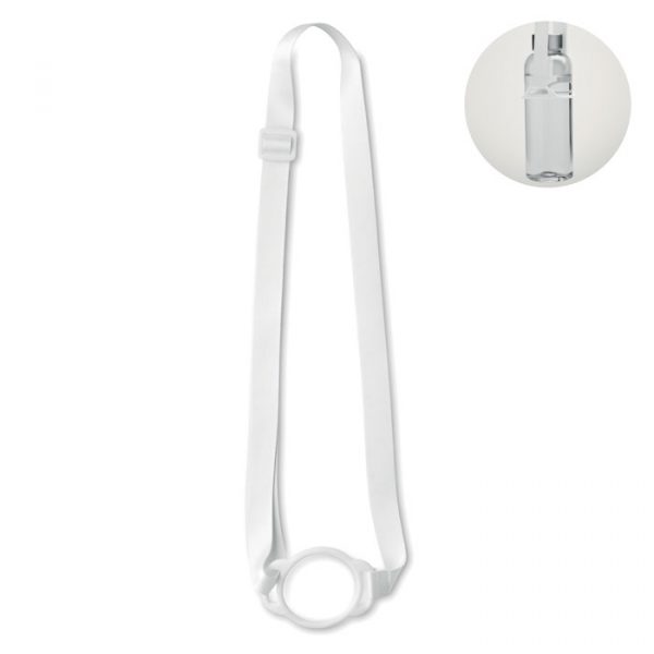 Lanyard personnalisé avec porte-gobelet en silicone - 6cm