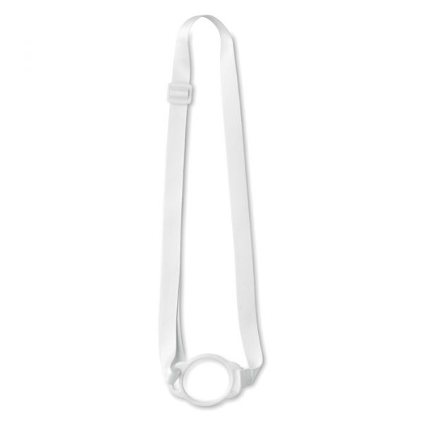 Lanyard personnalisé avec porte-gobelet en silicone - 6cm