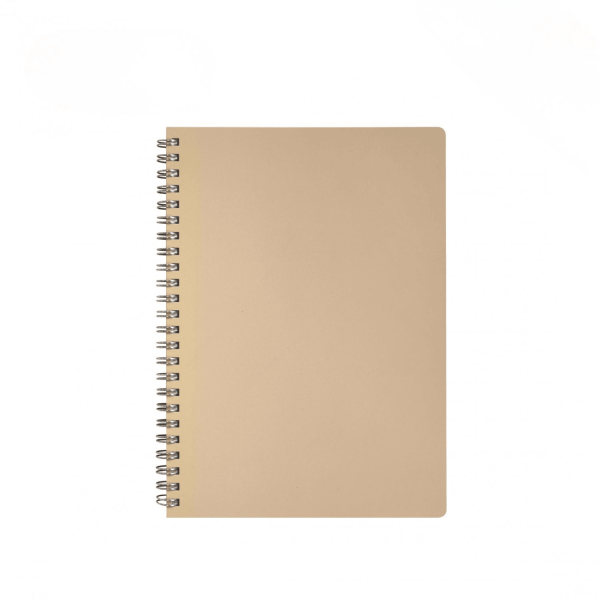 Carnet A5 personnalisable Made in France en cuir recyclé - Goodies luxe