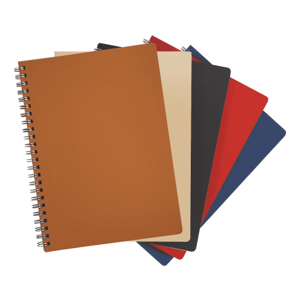 Carnet A5 personnalisable Made in France en cuir recyclé - Goodies luxe